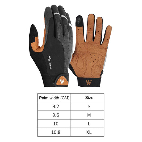 Cycling Gloves Full Finger Touchscreen Anti Slip Bike Bicycle Gloves Portable Waterproof-OS01103-Veeddydropshipping