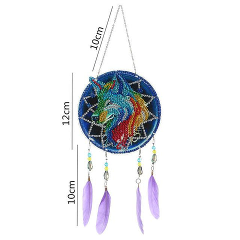 DIY Diamond Painting Dream Catcher Wind Chimes-HA00115-Veeddydropshipping