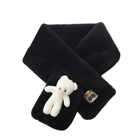 Plush Bear Neck Warm Soft Scraf-WF01214-Veeddydropshipping