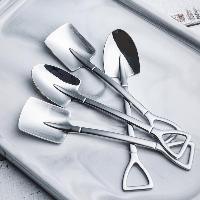 Shovel Spoon Stainless Steel Tableware Set-HA01303-Veeddydropshipping