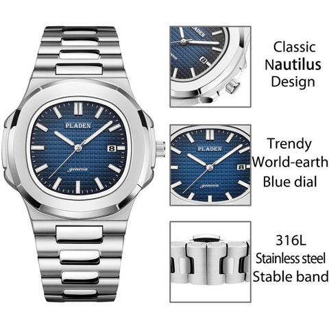Business Men Watch Luxury Fashion Quartz Wristwatch Watch-JW00648-Veeddydropshipping