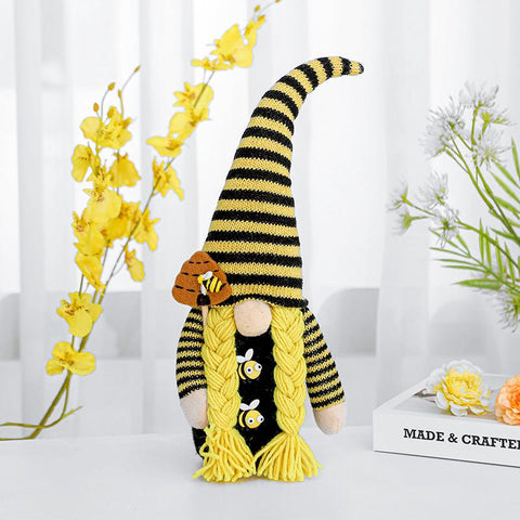 Creative Festival Doll Bumble Bee Gnome-HA00314-Veeddydropshipping