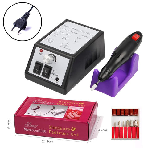 Nail Drill Machine Electric Manicure 5pcs Milling Cutter Set tools-BH01050-Veeddydropshipping