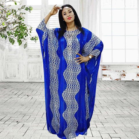 African Dresses Women Dashiki Long Dress-WF01528-Veeddydropshipping