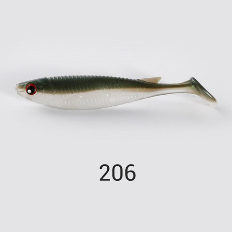 4Pcs Soft Lure Paddle Tail Shad 10cm 8g PVC Wobbler Swimbait Jig Head Artificial -OS00528-Veeddydropshipping