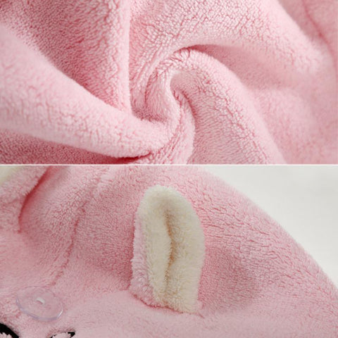 Cute Cat Hair Dry Towels Bathroom Shower Cap-HA01832-Veeddydropshipping