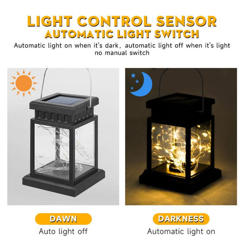 Outdoor LED Solar Lantern Lamps Waterproof LED Atmosphere Lights-TI00834-Veeddydropshipping