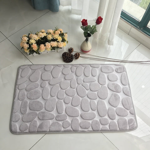 Bathroom Cobblestone Embossed Non Slip Mat-HA00416-Veeddydropshipping