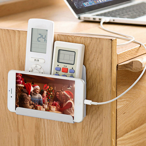 Multi-function Wall Shelf Organizer Remote Holder-HA00850-Veeddydropshipping