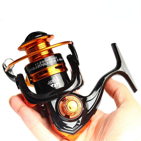 Topline Tackle Ultralight Spinning Saltwater Fishing Reel 1000 13 BB Metal Spool Spinning-OS00355-Veeddydropshipping