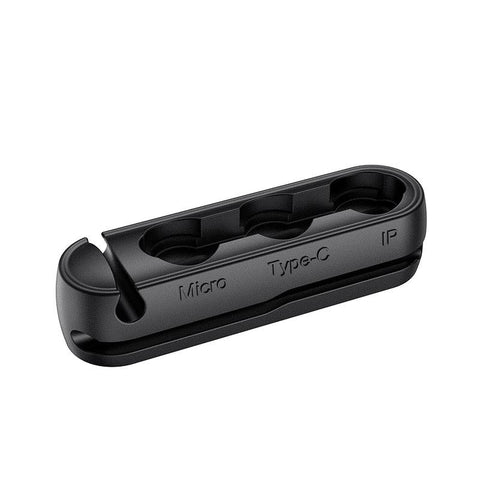 Cable Organizer &amp; Magnetic Plug Box Silicone USB Cable Winder Flexible Cable-PA00923-Veeddydropshipping