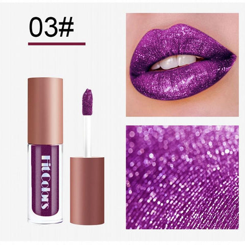 No-stick Cup Lip Gloss Pearly Glitter-BH00655-Veeddydropshipping