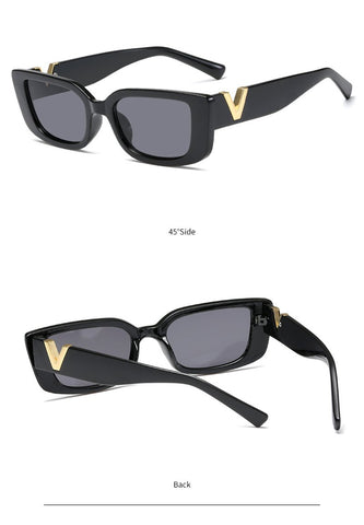 Fashion Cat Eye V Sun Glasses For Ladies-WF01322-Veeddydropshipping