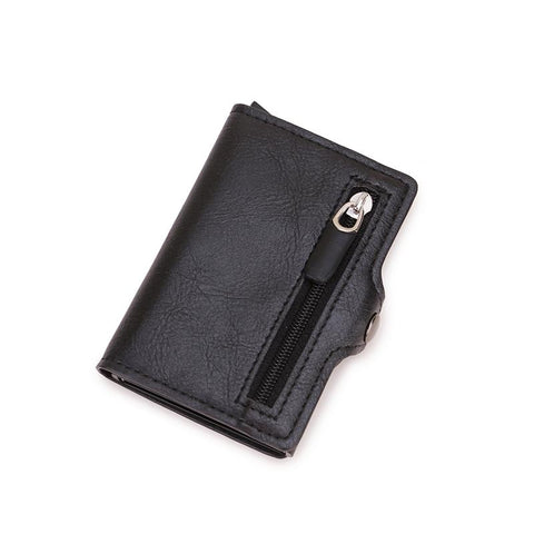 Credit Card Holder Simple Men&#39;s Slim Leather Business-BS00573-Veeddydropshipping