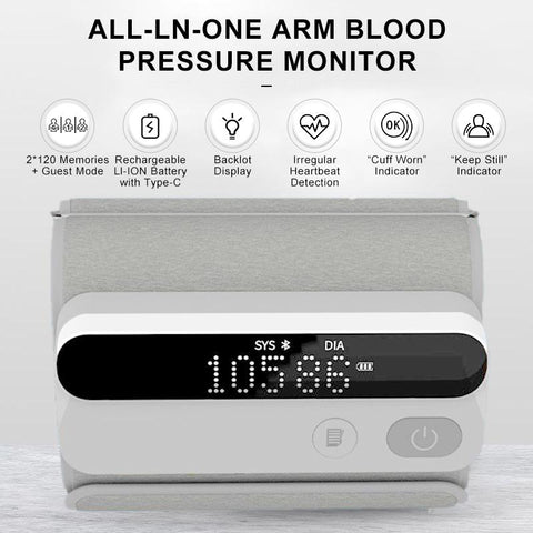 Bluetooth Medical Arm Tensiometer Blood Pressure-BH00778-Veeddydropshipping