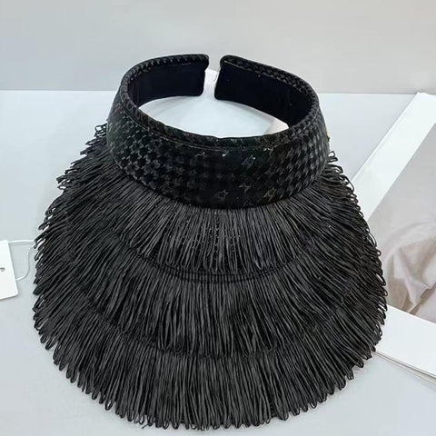 Women Sunscreen Hair Hoop Sun Hat-WF01380-Veeddydropshipping