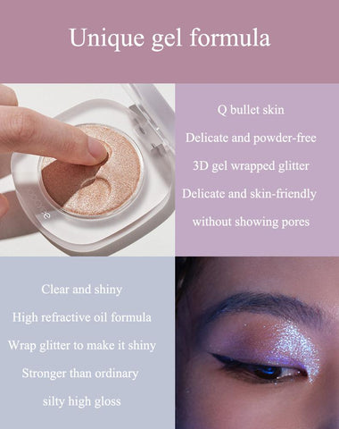 Diamond Glitter Mashed Highlighter Makeup-BH00695-Veeddydropshipping