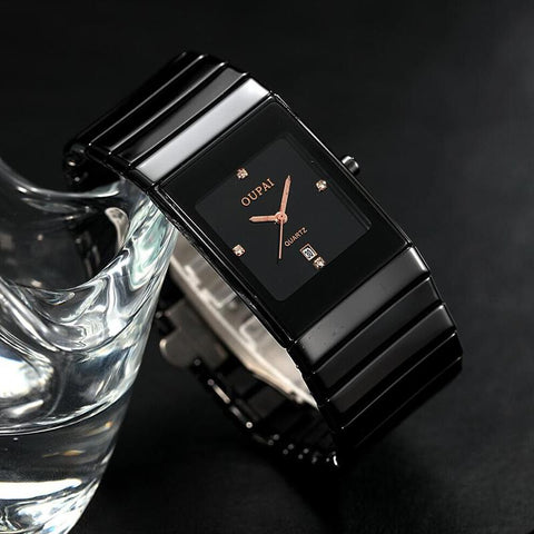 Fashion Black Ceramic Watch Men Business Waterproof -JW00653-Veeddydropshipping