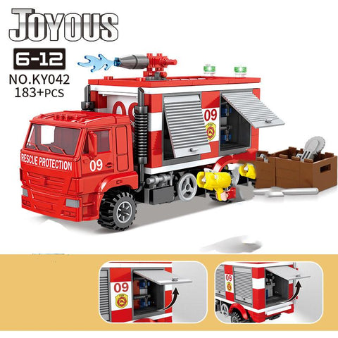 Building Blocks City Fire Station Model 774pcs Compatible Construction-TB01477-Veeddydropshipping