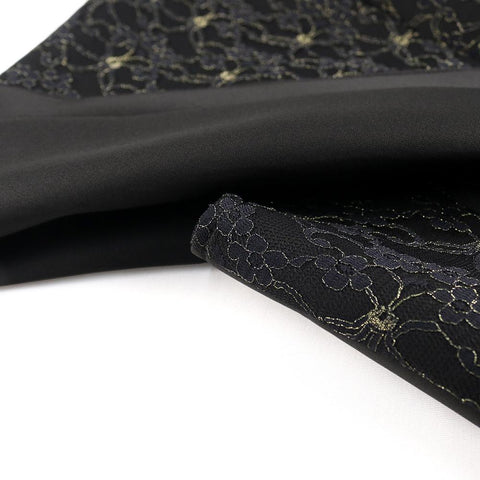 Black Dress Lace Patchwork Elegant for Women-WF00025-Veeddydropshipping