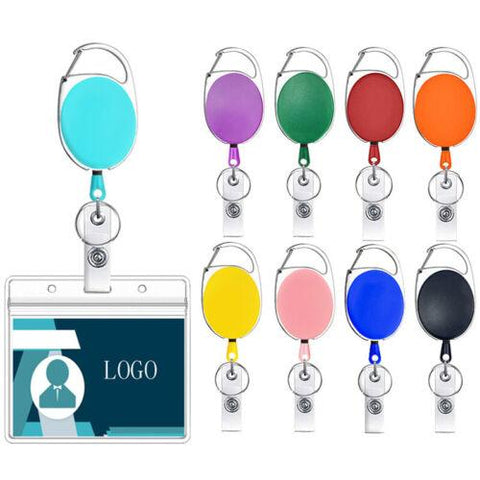 Retractable Key Chain Card Holder Key ring-WF01079-Veeddydropshipping