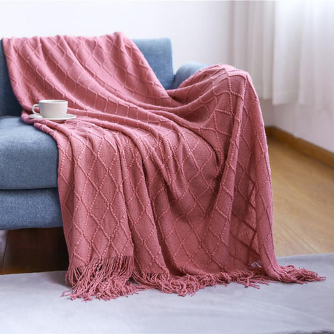 Nordic Knitted Throw Thread Blankets-HA00446-Veeddydropshipping