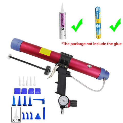 Adjustable Pneumatic Glass Glue Gun Air Rubber Toolbox-TI00011-Veeddydropshipping