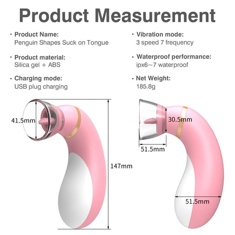 7 Frequency Sucking Clitoris Stimulator (Purple) Clit Licker Vibrator Massage Clitoral-BH01182-Veeddydropshipping