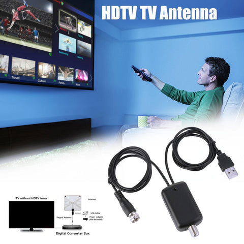 Digital Satellite Ground Wave HDTV TV Antenna New Type With Light -CE00905-Veeddydropshipping