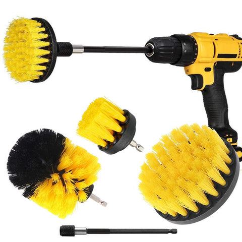 Drill Brush Attachment Set Power Scrubber Wash Cleaning Brushes-AM00327-Veeddydropshipping
