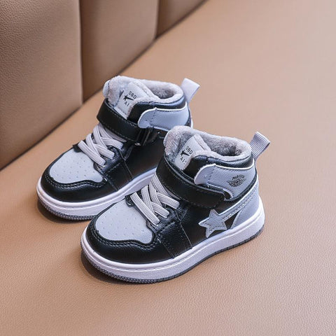 Children Cashmere Shoes Autumn Winter New Boys Girls Cotton-TB00133-Veeddydropshipping