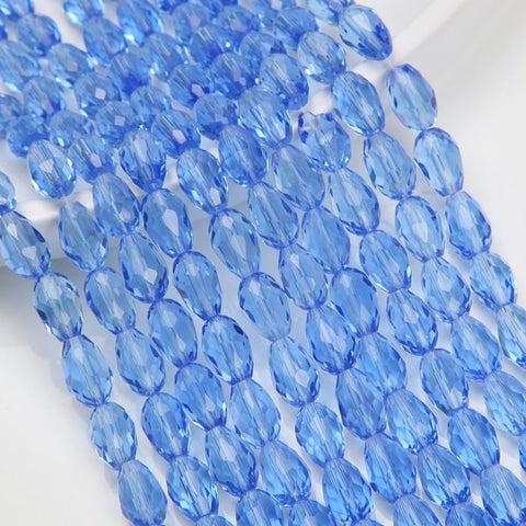Spacer Water Drop Beads Shine Glass Crystal Bead-JW01496-Veeddydropshipping