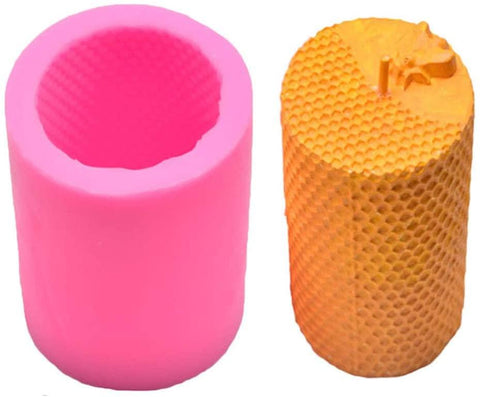 Candle Molds Silicone 3D Bee Honeycomb Shape Moulds-HA00372-Veeddydropshipping
