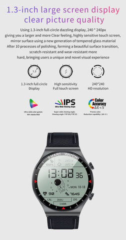 Men Bluetooth call sound SmartWatch  waterproof Heart -JW00852-Veeddydropshipping