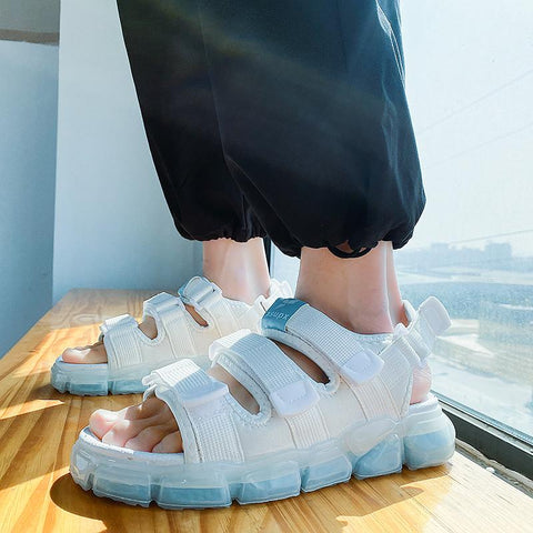 sports trend popcorn men&#39;s sandals increase temperament-BS01495-Veeddydropshipping