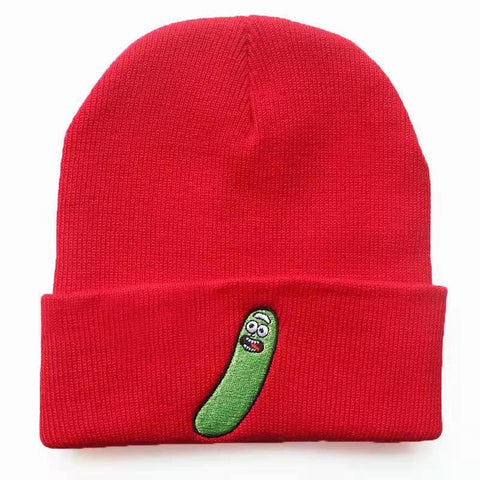 Embroidery Girls Boys Hip-Hop Warm Knitted Skullies-MF00907-Veeddydropshipping
