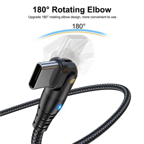 Adjustable Usb-c To Type C Cable 60w Fast Charging Wire Aluminum Fast Charging Phone-PA00019-Veeddydropshipping