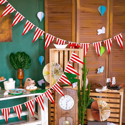 Carnival Circus Pennant Banner Bunting Flag-HA00600-Veeddydropshipping
