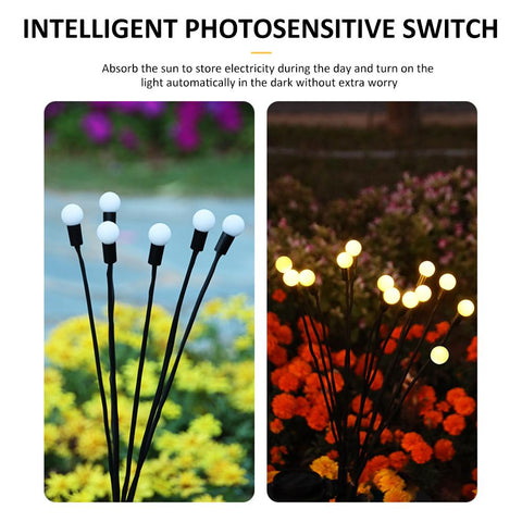 Solar Lamp Outdoor Garden Decor Firefly Solar Lights Waterproof Lawn-TI00806-Veeddydropshipping