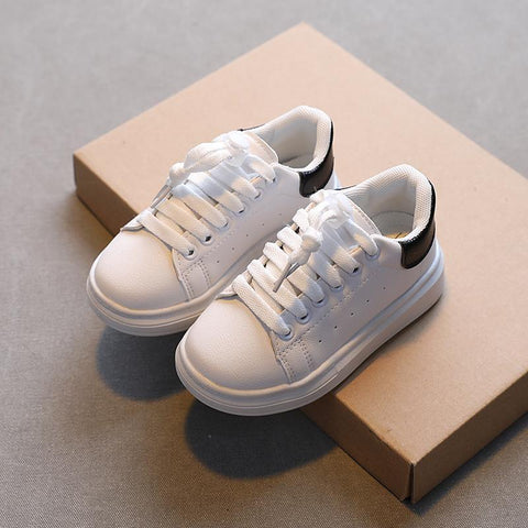 2023 Spring New Children Fashion Soft White Boys Sports Shoes-TB00147-Veeddydropshipping