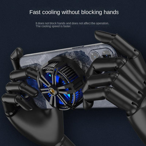 Mobile Phone Cooler Semiconductor Magnetic Fan Game with wireless charging phone stand Magsaf-PA00601-Veeddydropshipping