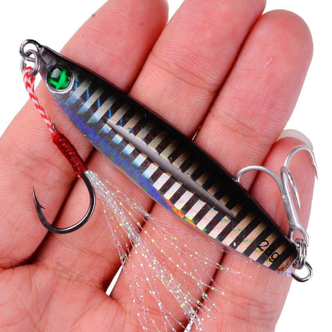 Aorace 1Pcs Metal Cast Jig Spoon 7g-10g-14g-17g-21g-28g-40g-60g Casting Jigging -OS00468-Veeddydropshipping