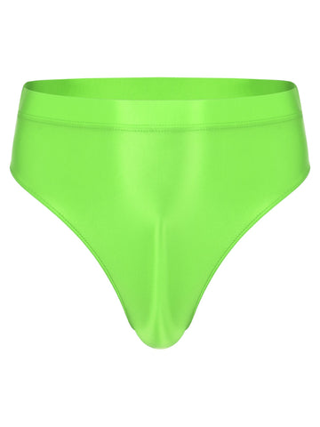 Waist Solid Color Briefs Elastic Waistband Underpants Underwear-MF01687-Veeddydropshipping