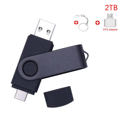1PC High Speed 32GB 1TB/2TB Metal Pen Drive Usb Stick Usb Flash Drives Flash -CE01472-Veeddydropshipping
