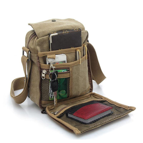 Crossbody Bag Zipper Shoulder Messenger Bag Sling Bag-BS00355-Veeddydropshipping