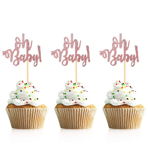 Baby Cupcake Topper Baby Shower-HA00638-Veeddydropshipping