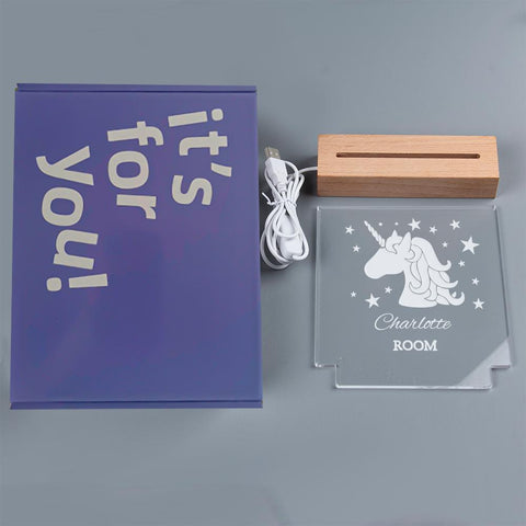 Drop Shipping Personalized Nightlight USB LED Customized Name 3D Lamp-TB00819-Veeddydropshipping