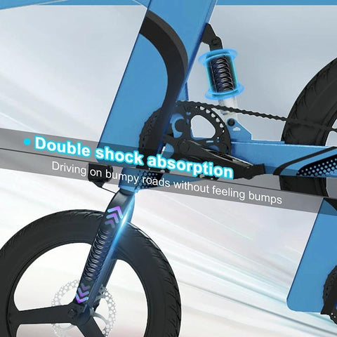 Folding E Bike for Adult City Bike 250W 36V 8Ah Lithium Battery 20 inch Wheel -OS00957-Veeddydropshipping