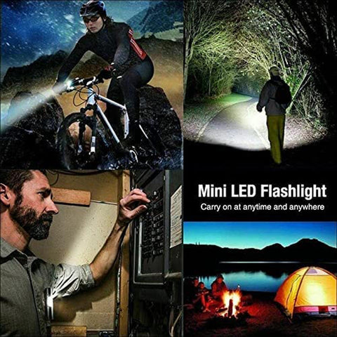 Portable Mini LED Flashlight XPE COB Flashlight with 3 Modes Rechargeable-TI00777-Veeddydropshipping