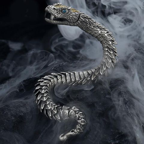 Trendy Personality Domineering Collection-level Smart Dragon Bracelet -JW00260-Veeddydropshipping